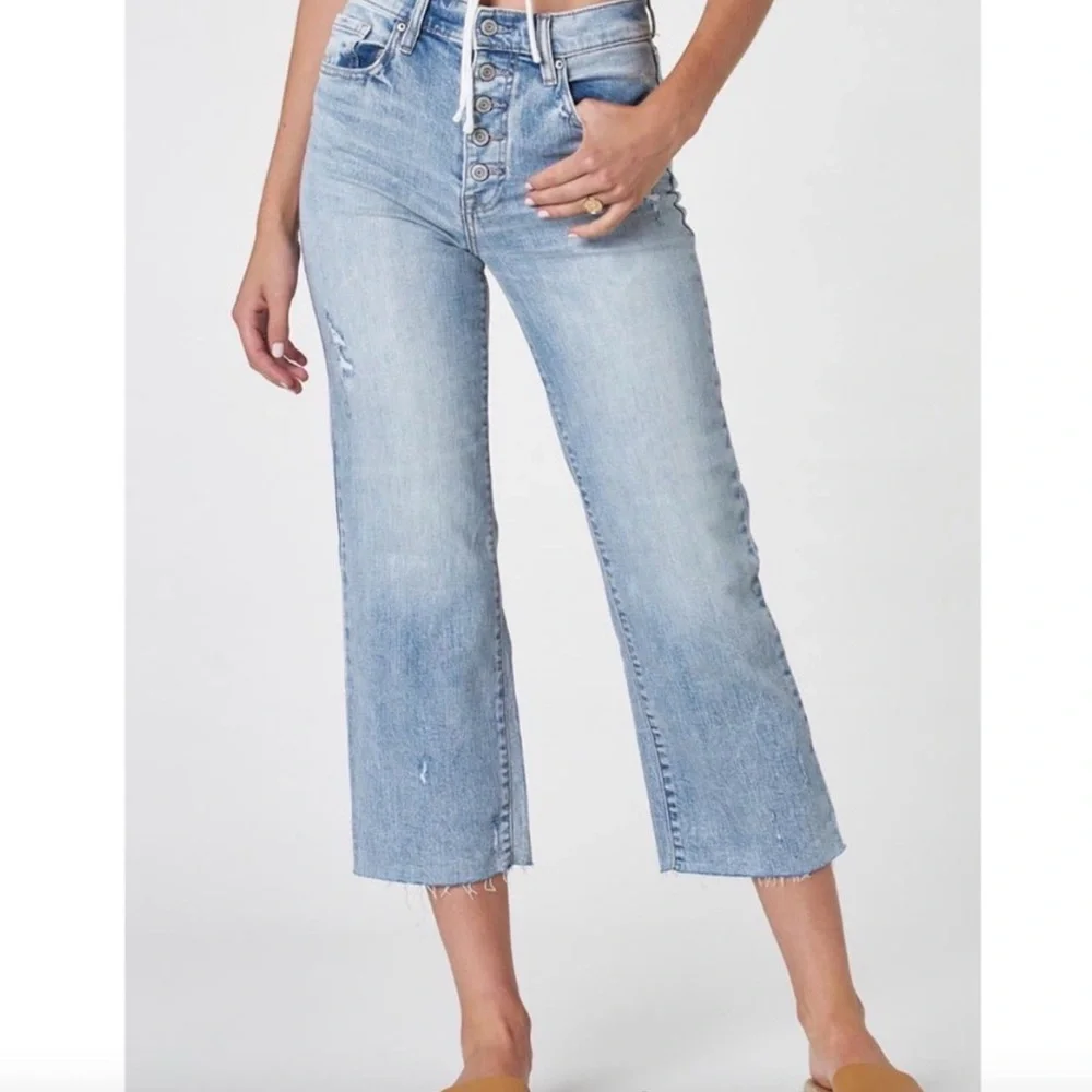 EUNINA DAWN HIGH RISE WIDE LEG CROP - Picture 1 of 16